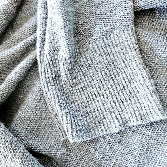 Caslon Linen Cotton Blend Open-Front Lightweight Sweater Cardigan Blue Ensign M - Picture 8 of 8